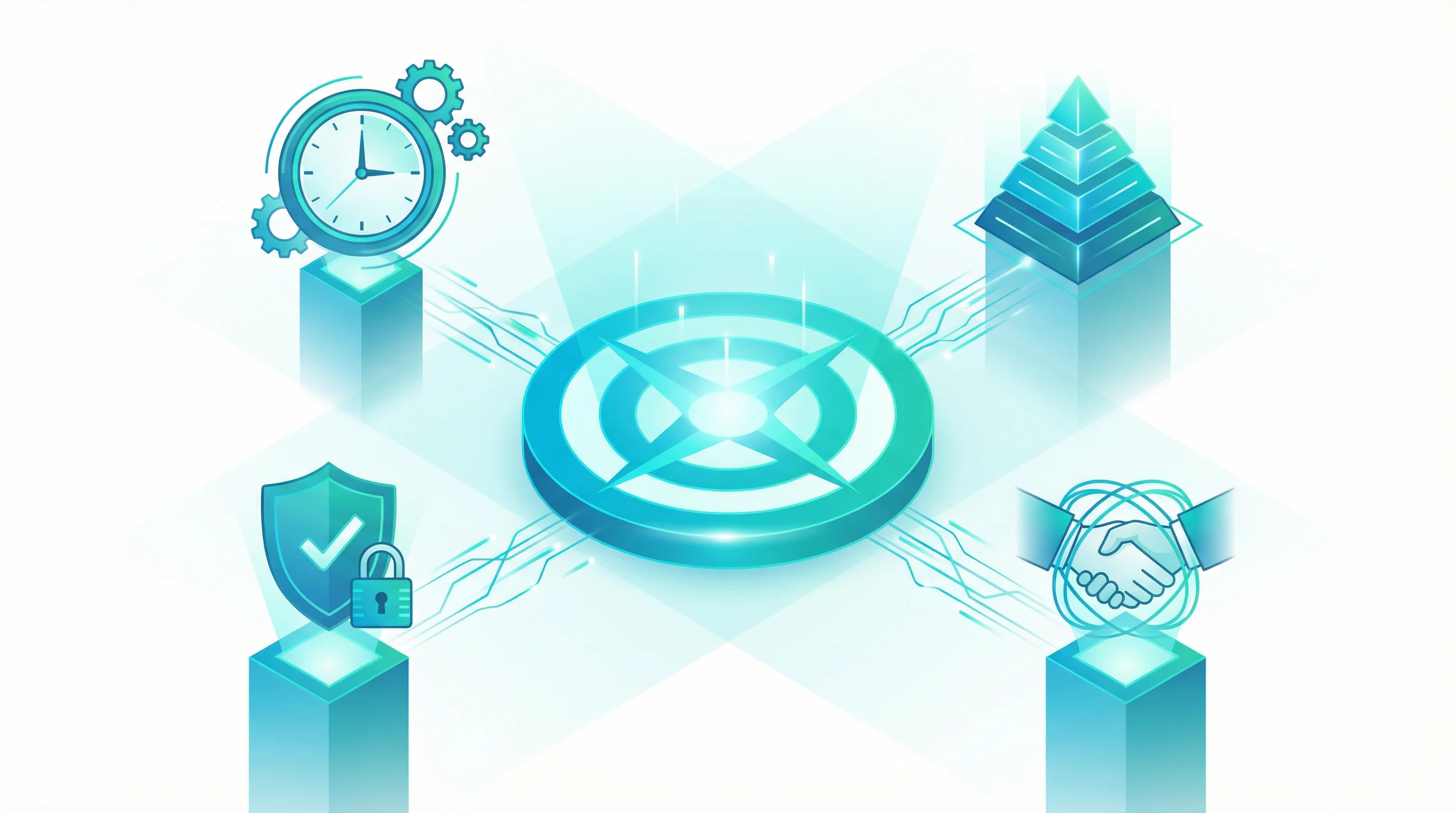 e DotNet Systems focus pillars - rapid delivery, scalable architecture, security and client partnership